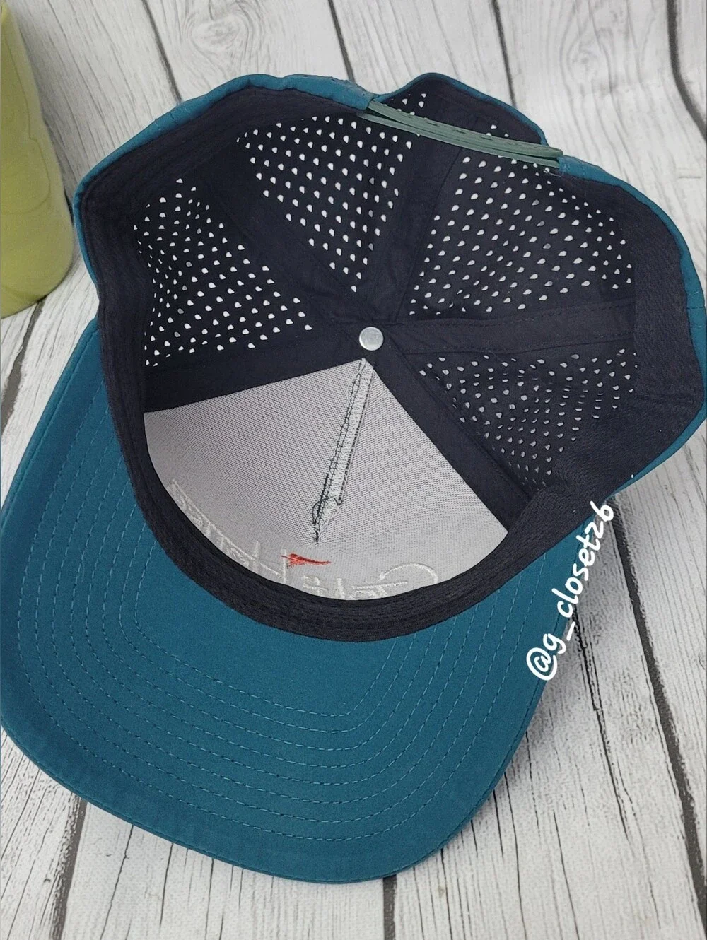 Golf House Academy Snapback Teal Embroidered Trucker Hat